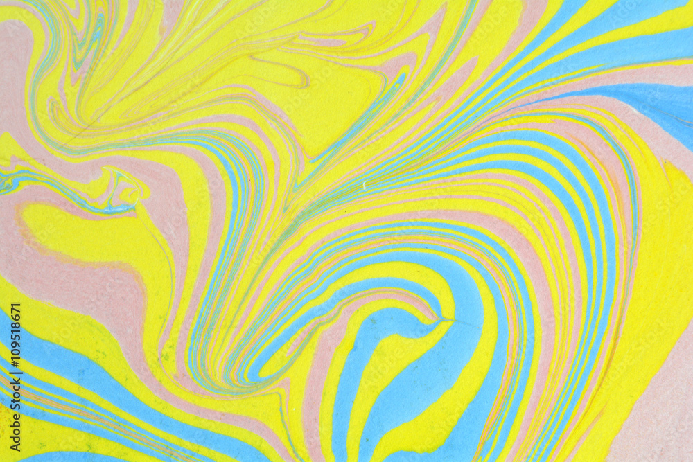 Marbled liquid unique pattern. Ethnic ebru marbling abstract unique wave background. Ebru marble style texture. Paint spills on highly textured paper. Japanese paper. Marbled liquid unique pattern. Ethnic ebru marbling abstract unique wave background. Ebru marble style texture. Paint spills on highly textured paper. Japanese paper.