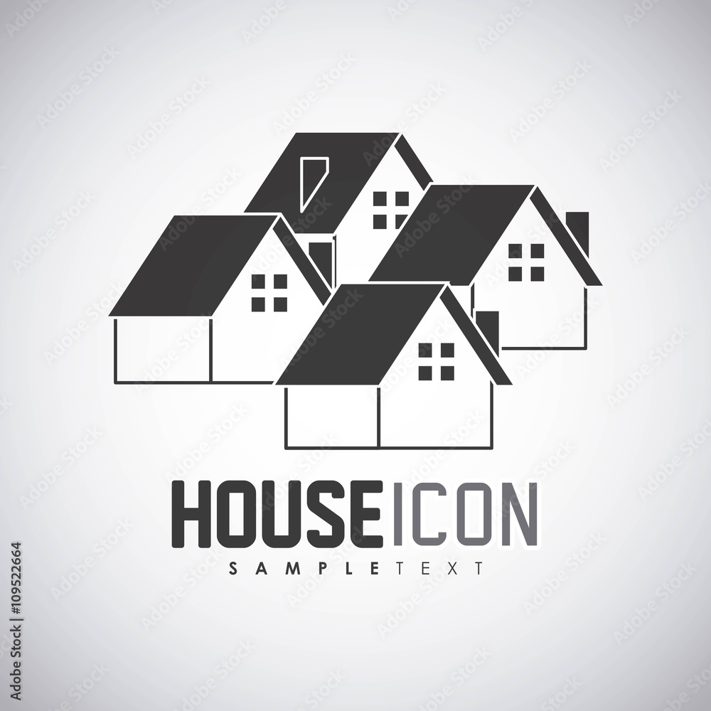 Fototapeta premium house icon design 