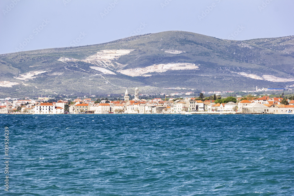 Fototapeta premium Overlooking the Adriatic Sea, near Split.