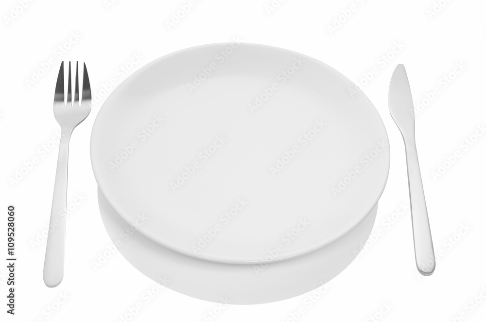 Dining etiquette, forks and knifes signals with location of cutlery set. Photo illustration isolated on white background with copy space. Dining etiquette, forks and knifes signals with location of cutlery set. Photo illustration isolated on white background with copy space.