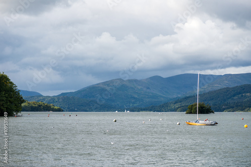 Windermere Lake in The Lake National District Park in Cumbria