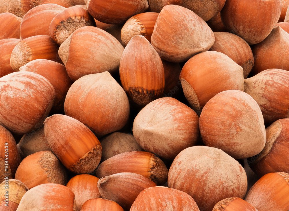 Natural background made of different kind of nuts. Photo taken from above, top view. Low angle image. Natural background made of different kind of nuts. Photo taken from above, top view. Low angle image.