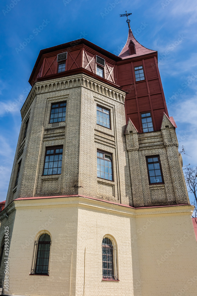 19 century old water supply tower (now Museum), Kiev, Ukraine.
