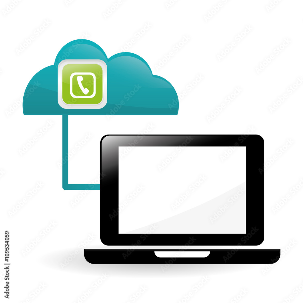 laptop design. technology icon. multimedia concept laptop design. technology icon. multimedia concept