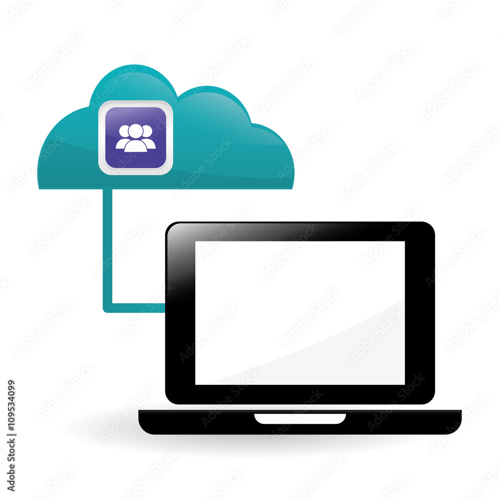 laptop design. technology icon. multimedia concept laptop design. technology icon. multimedia concept