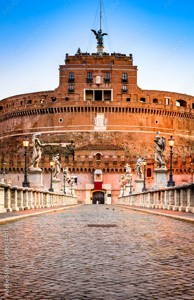 Fototapeta premium Rome, Italy - Castle Sant Angelo