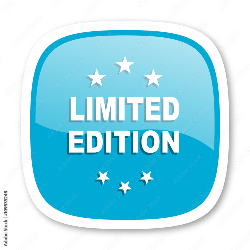 limited edition blue glossy web icon limited edition blue glossy web icon