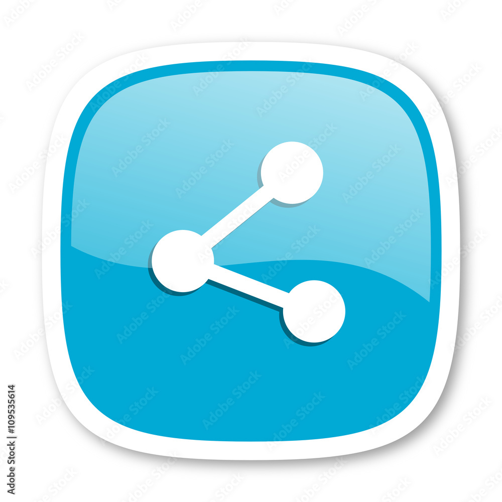 share blue glossy web icon share blue glossy web icon