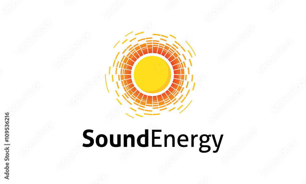 Fototapeta premium Sound Energy Logo