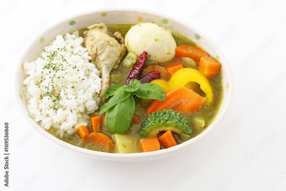 おいしそうなグリーンカレー おいしそうなグリーンカレー