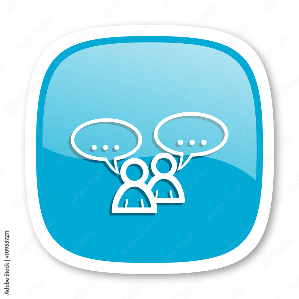 forum blue glossy web icon forum blue glossy web icon