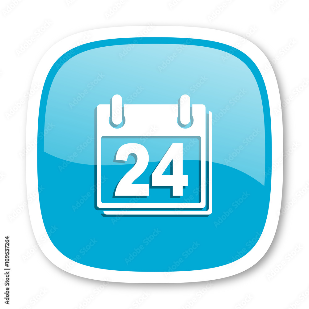 calendar blue glossy web icon calendar blue glossy web icon