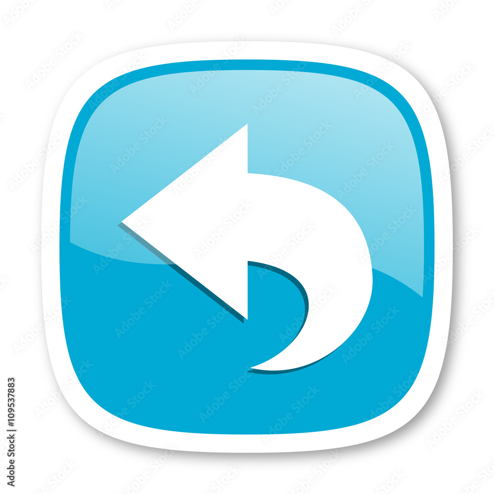 back blue glossy web icon back blue glossy web icon