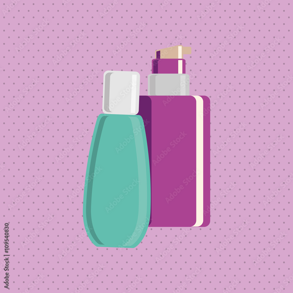 Make up design. cosmetic icon. skin care concept, vector illustration Make up design. cosmetic icon. skin care concept, vector illustration