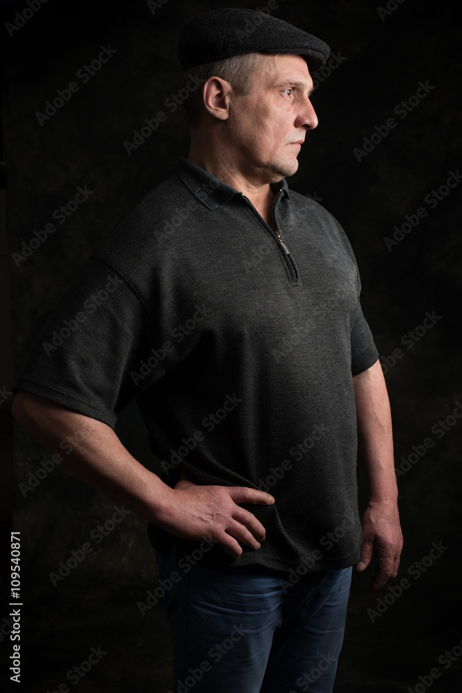 Portrait of mature man thinking Portrait of mature man thinking