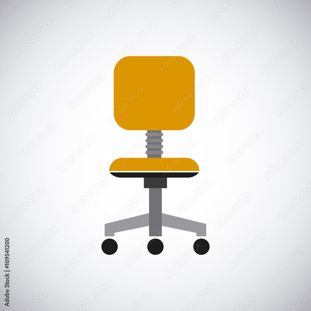 Chair design. seat icon. furniture concept, vector illustration Chair design. seat icon. furniture concept, vector illustration