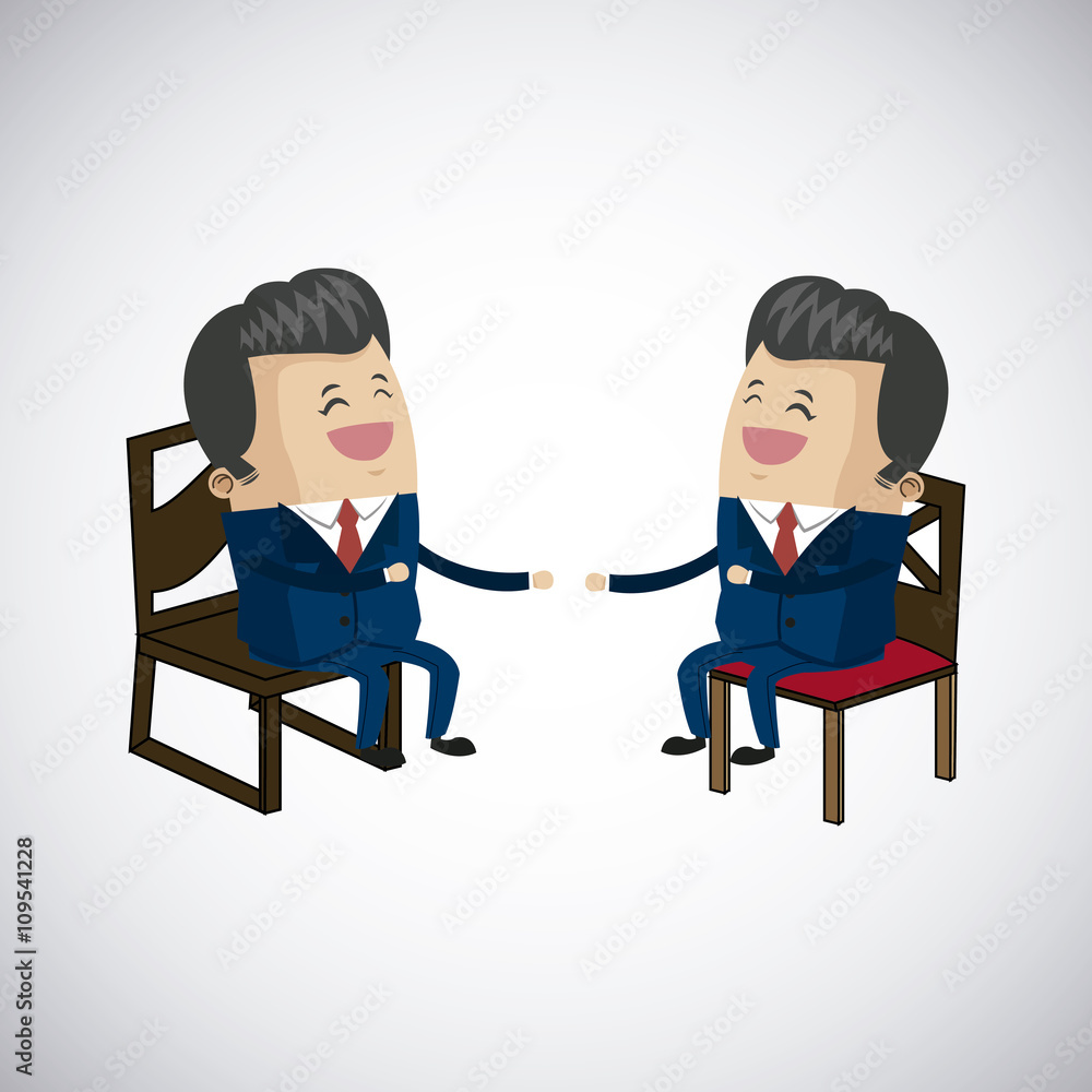 Obraz premium Office Chair design. seat icon. furniture concept, vector illustration