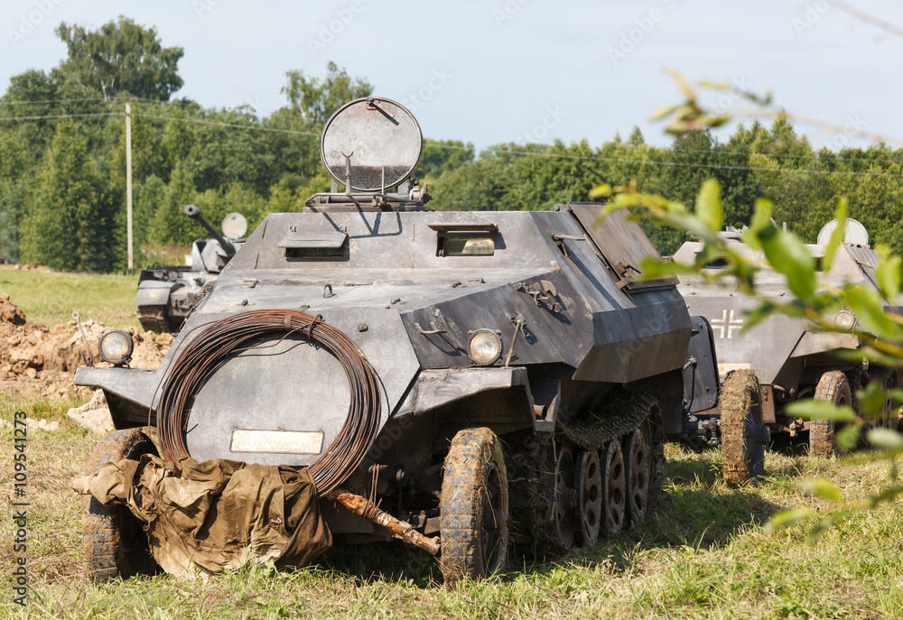 Fototapeta premium German half-track armored personnel SdKfz 250
