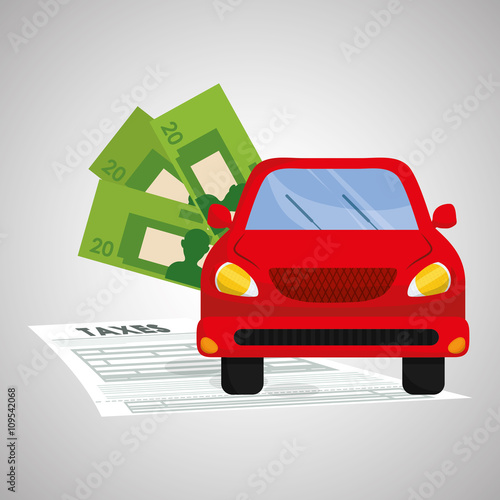 Taxes design. finance icon. Taxation concept 