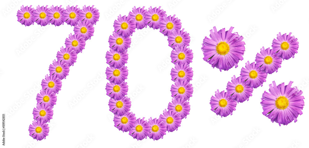 figures 70% of the letters written by purple flowers figures 70% of the letters written by purple flowers