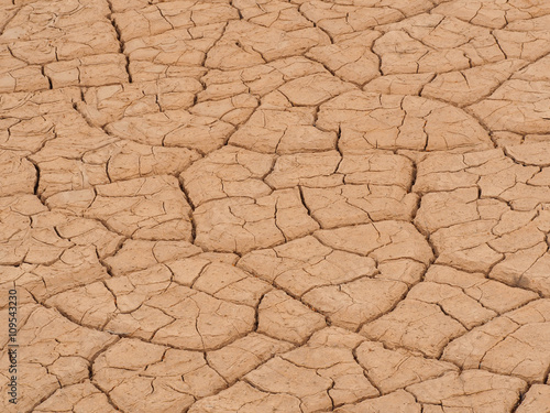 Dried Mud in Death Valley, California