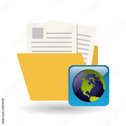 file design. social media icon. online concept