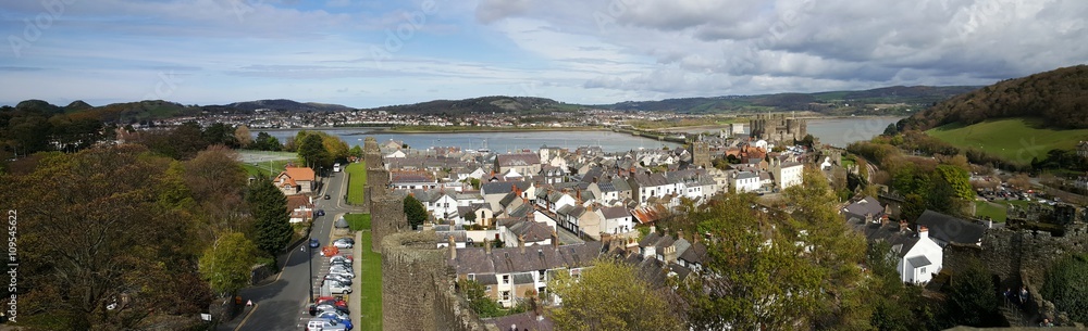 Conwy Castle in Wales, United Kingdom Conwy Castle in Wales, United Kingdom