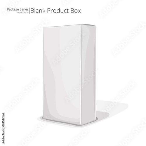 Blank Product Box. Abstract Product Package Box. Color series. Vector EPS10.