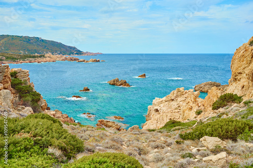 Costa Paradiso in Sardinia - Italy / Coast of north beach in Sardinia
