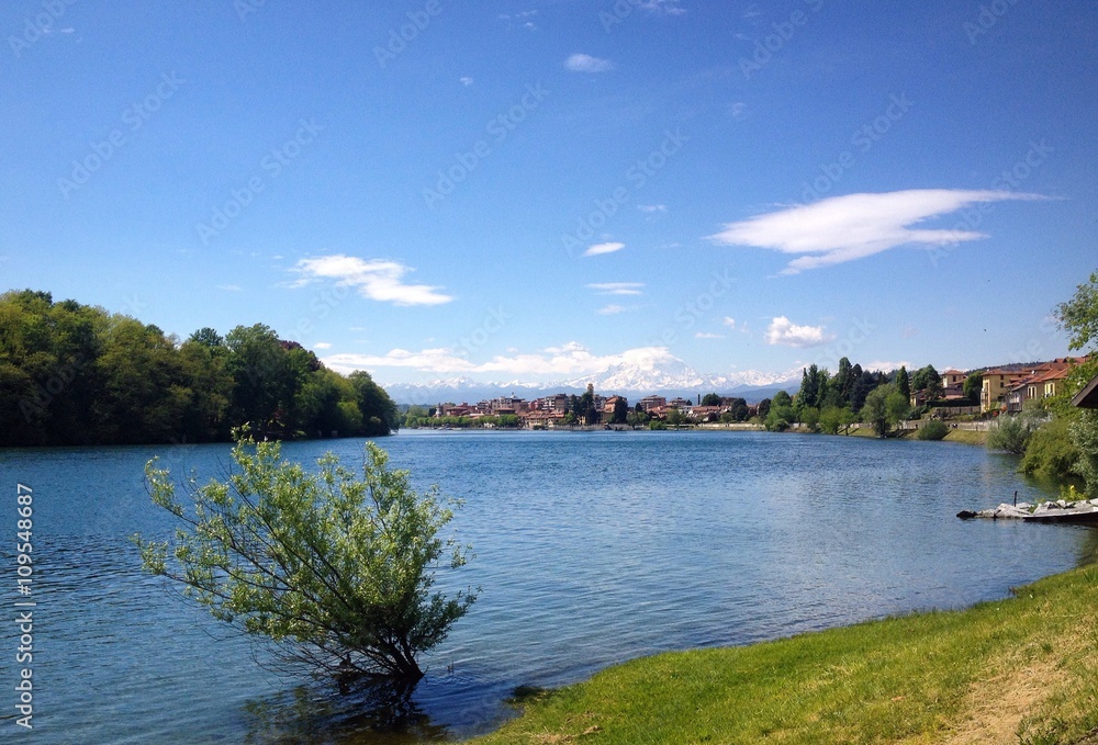 Sesto Calende - Ticino river - landscape