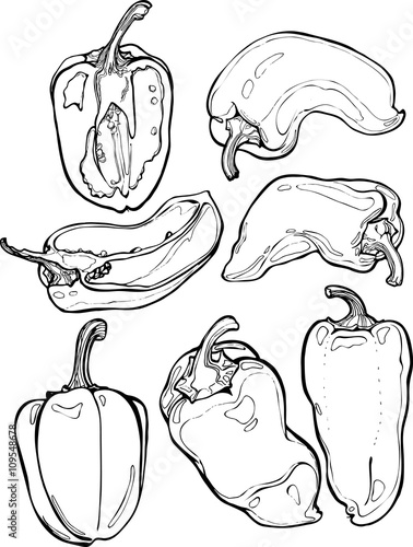 set of paprika