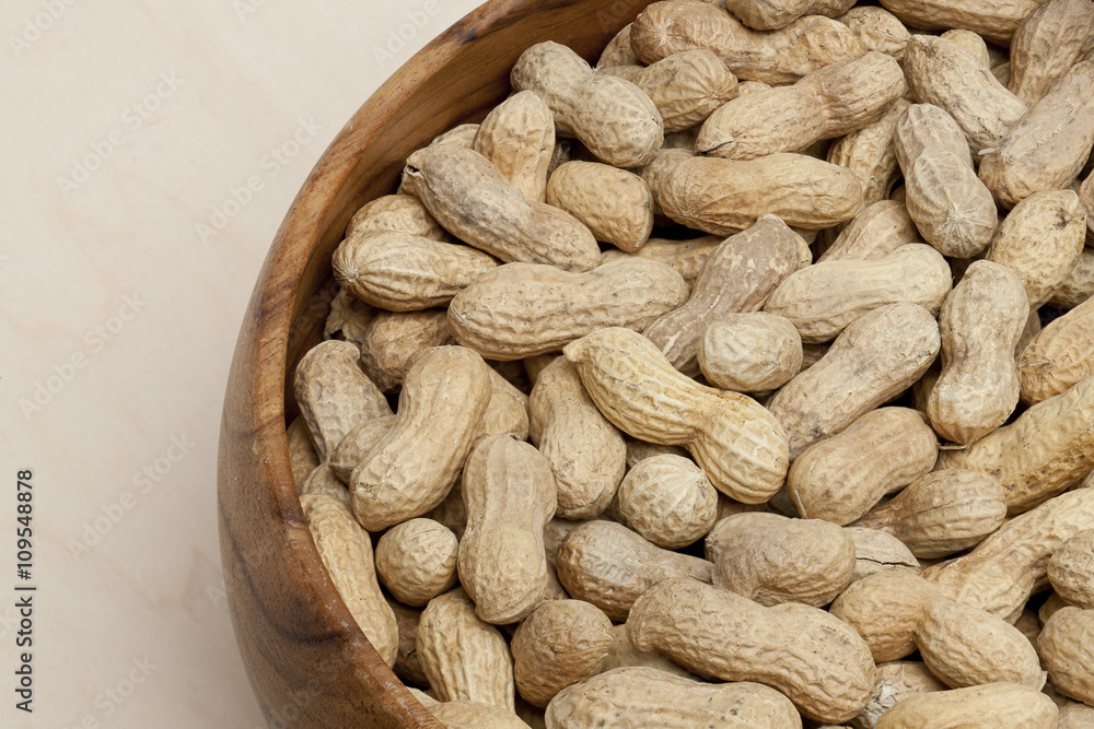 bowl of dry peanuts bowl of dry peanuts
