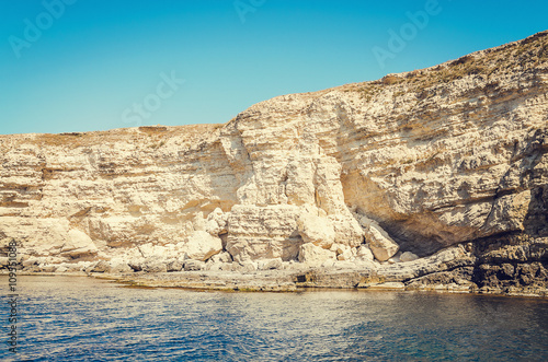 Marine scene with rocks 