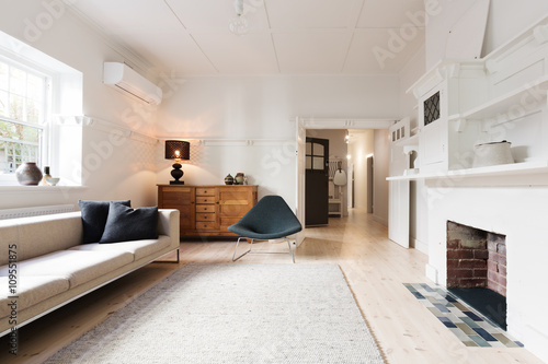 Luxury living room interior styled in contemporary furnishings