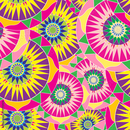 beautiful colorful seamless pattern vector illustration