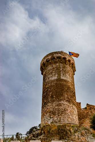 La tour du château de Tossa de Mar photo