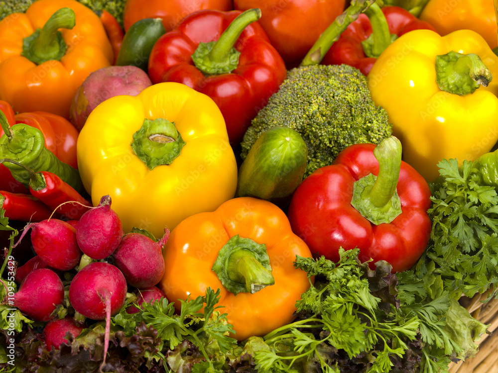 huge serving of vegetables