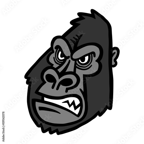 Gorilla Ape Monkey Face