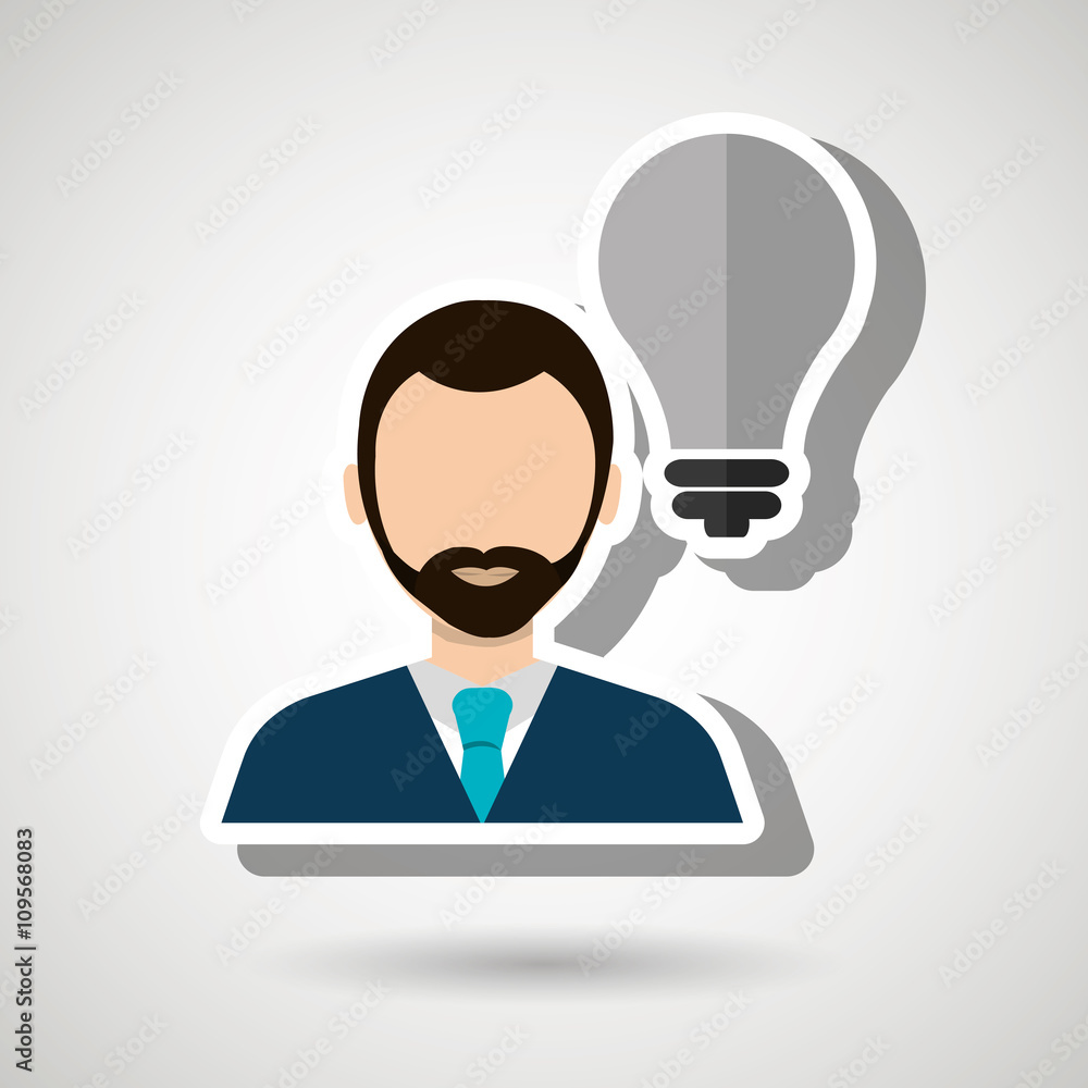 businessman isolated design businessman isolated design