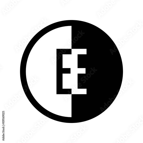 INITIAL CIRCLE HALF LOGO EE