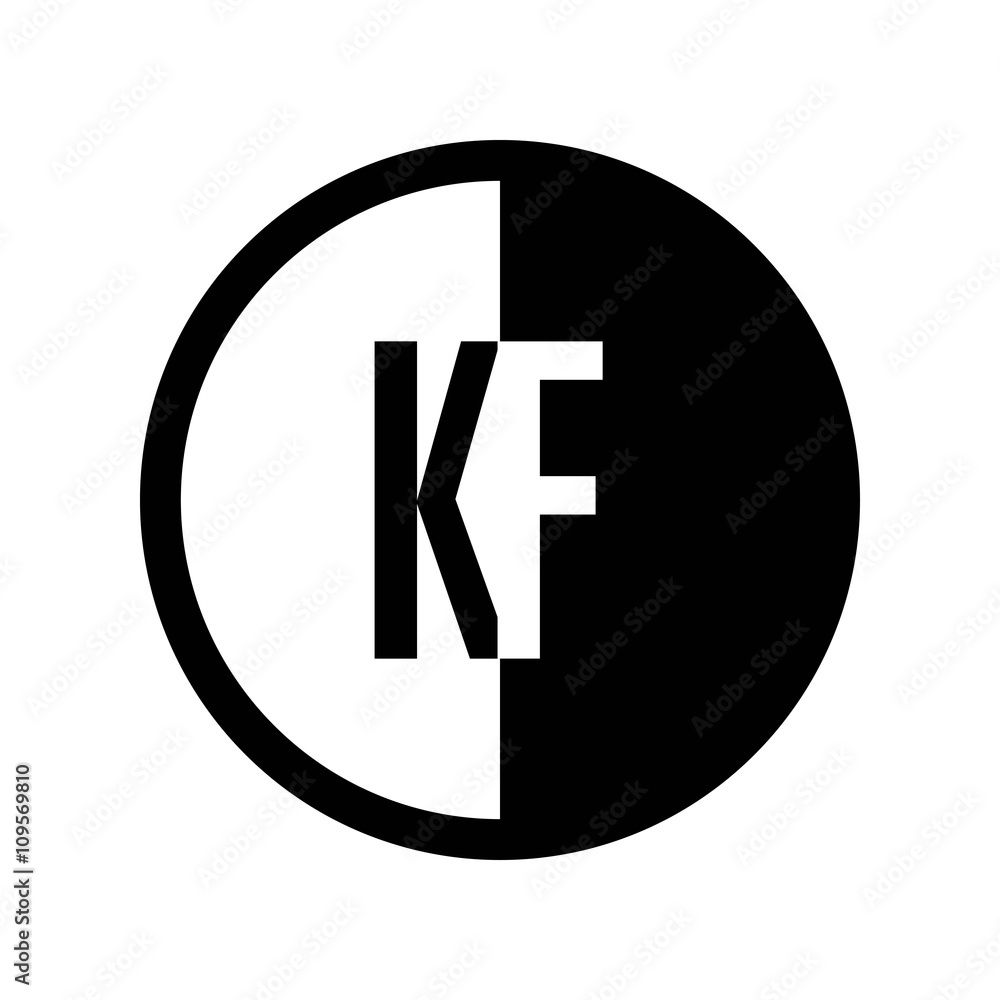 INITIAL CIRCLE HALF LOGO KF INITIAL CIRCLE HALF LOGO KF