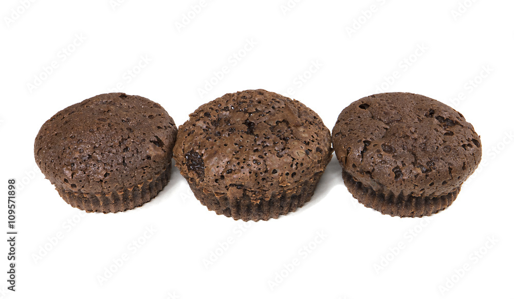 Cupcakes on a white background. Cupcakes on a white background.