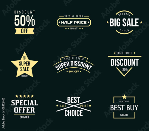 Set of design elements for products or services.