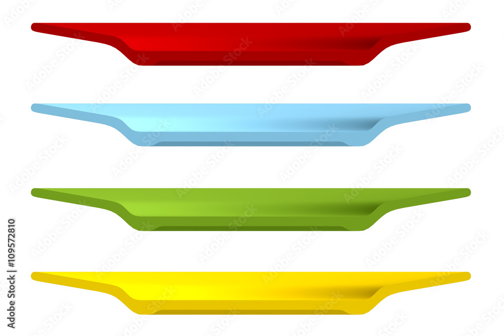 Shape empty plate in cut on clean background. Shape empty plate in cut on clean background.
