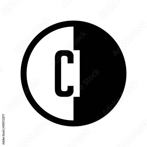 INITIAL CIRCLE HALF LOGO CI