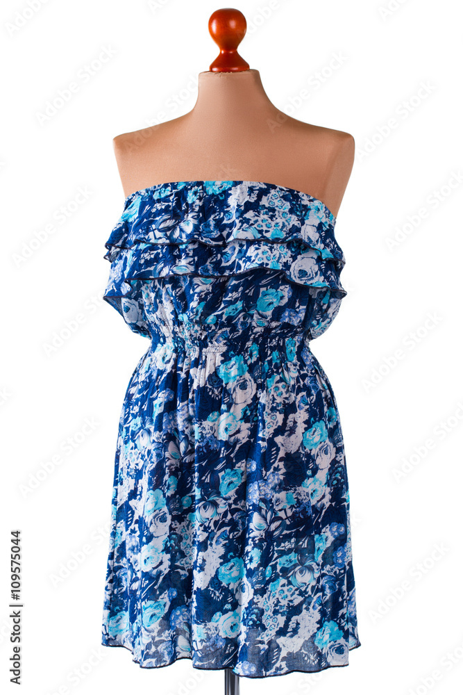 Casual strapless summer dresses cheap