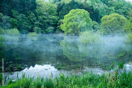 Murou symmetry lake verdure,uda ciyu,nara,japan