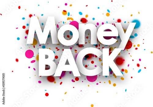 Money back paper card.