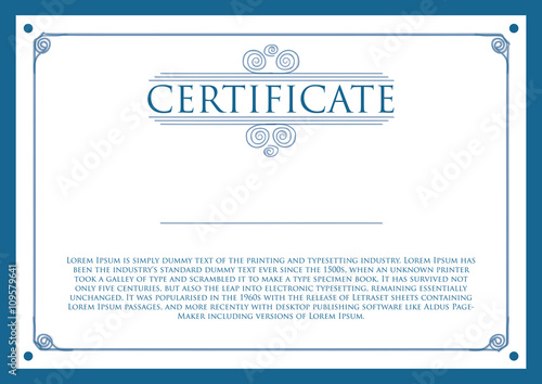 Certificate, Diploma of completion