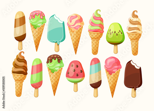 Big Ice cream collection.